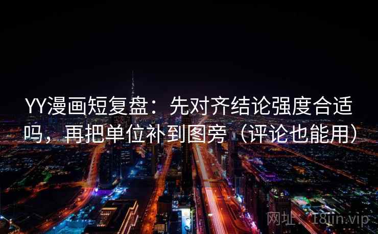 YY漫画短复盘：先对齐结论强度合适吗，再把单位补到图旁（评论也能用）